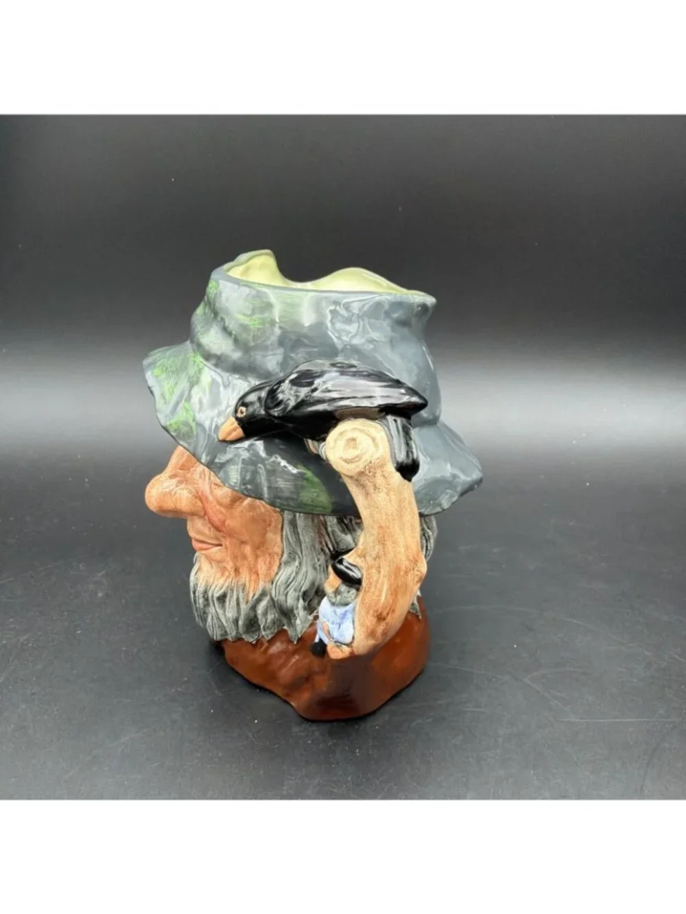 VTG Royal Doulton Large 6.5” Toby Jug Rip Van Winkle Character D6438 EUC c. 1954